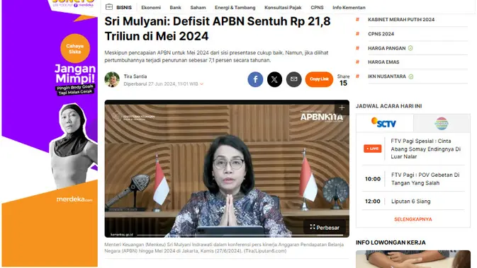 <p>Penelusuran  klaim video Sri Mulyani berbagi rezeki untuk yang mengalami kesulitan ekonomi dari bayar utang sampai biaya sekolah.</p>