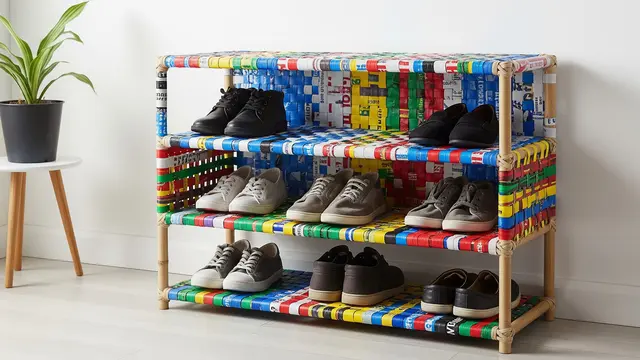 9 Cara Membuat Rak Sepatu dari Barang Bekas yang Estetik dan Kuat, Kreatif Hemat