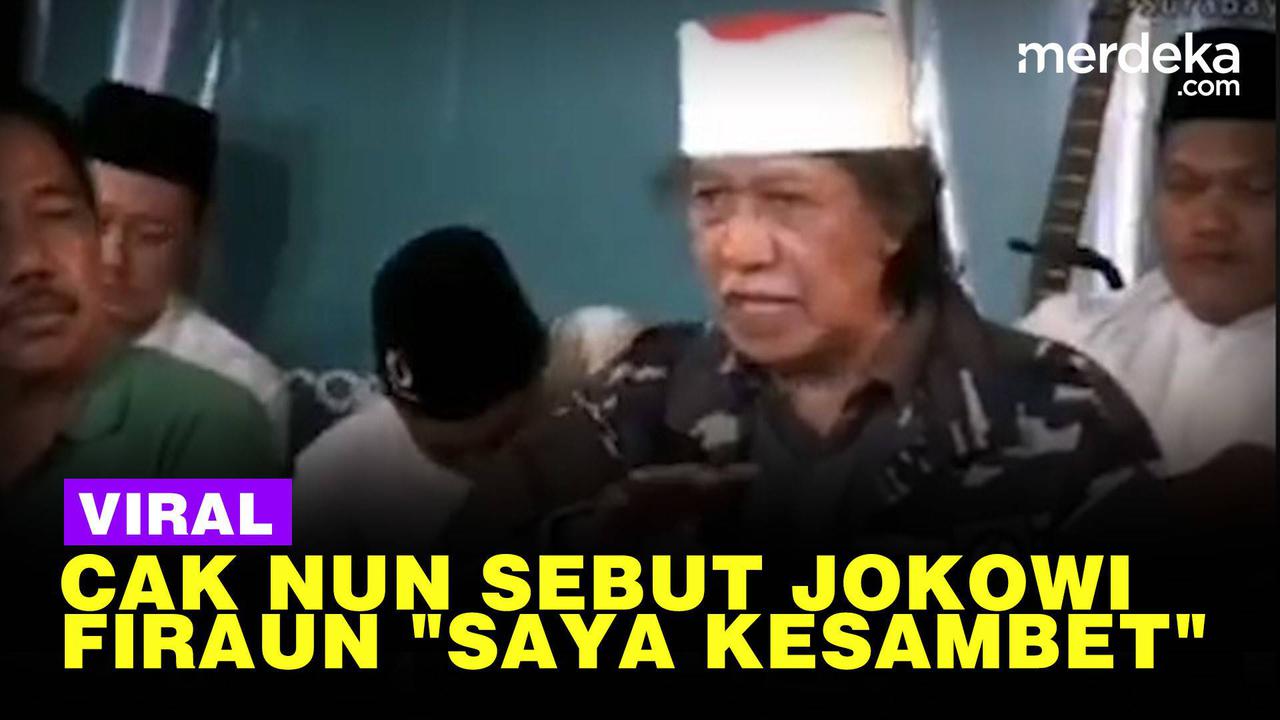 VIDEO: Klarifikasi Cak Nun Sempat Sebut Jokowi Seperti Firaun: Saya Kesambet