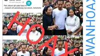 [Cek Fakta] Jokowi Pakai Kaos #2019GantiPresiden