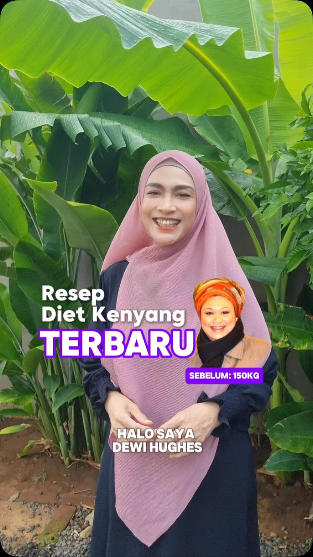 Sukses Turunkan BB 91 Kg, 7 Potret Kehidupan Dewi Hughes Kini yang Hidup Sehat