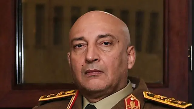 Kepala Staf Angkatan Bersenjata Libya Jenderal Mohammed Ali Ahmed al-Haddad didampingi oleh sejumlah pejabat militer saat mengalami kecelakaan pesawat pada Selasa (23/12/2025).