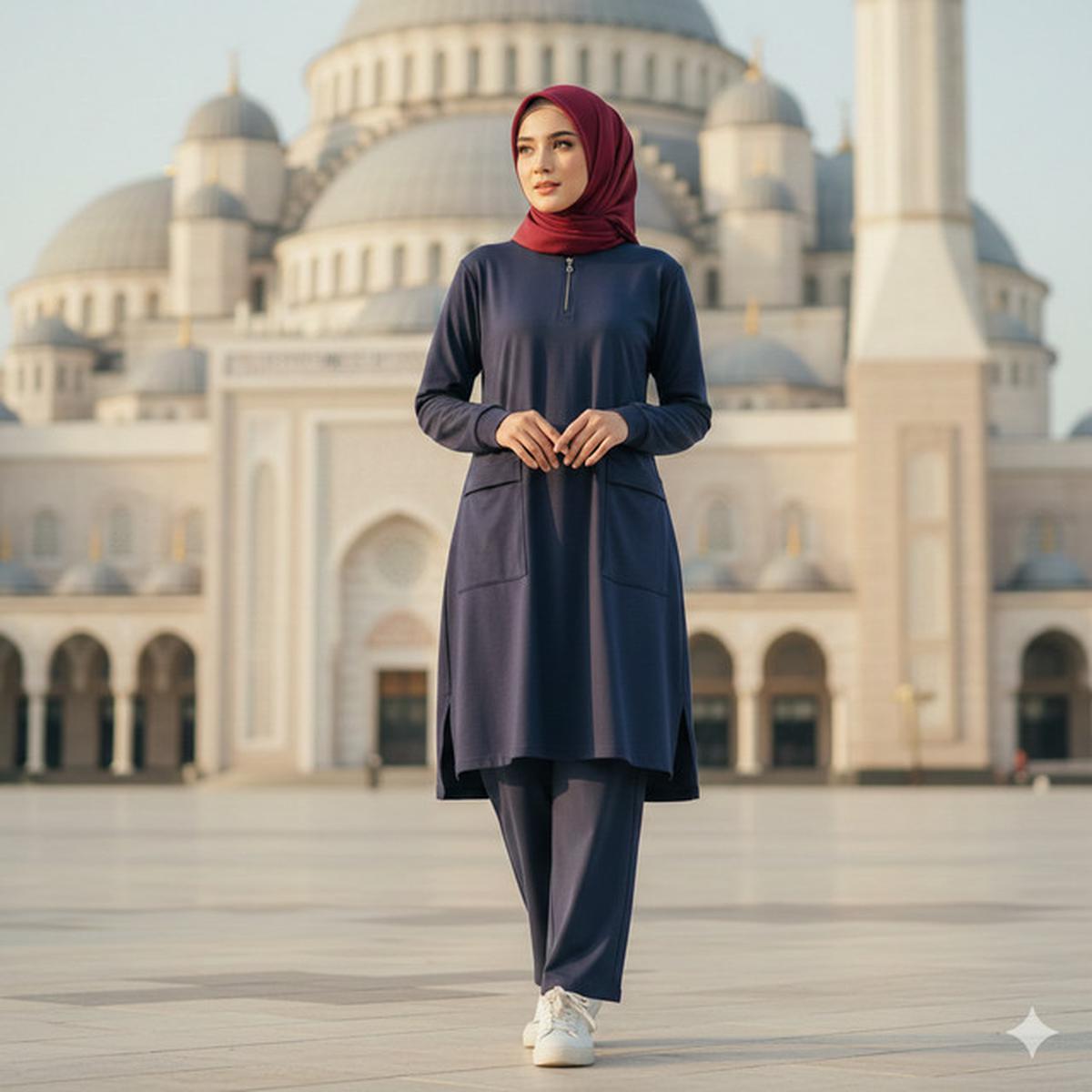 8 Tunik Muslim Wanita Lebaran 2026 Nyaman Adem, Pilihan Terbaik untuk Hari Raya