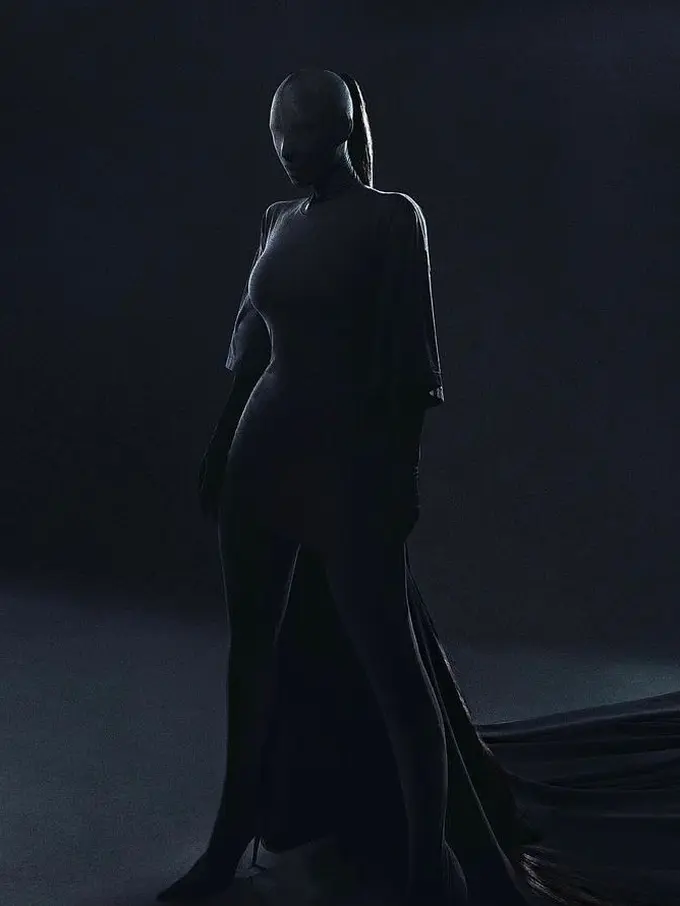 9 Seleb Berbusana Super Unik di Met Gala 2021, Kim Kardashian Tampil ‘Tanpa Wajah’