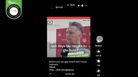 Gambar tangkapan layar&nbsp;video yang diklaim Louis Van Gaal tertarik melatih Timnas Indonesia. (sumber: Facebook)