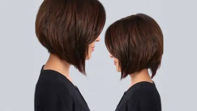 Model Rambut Bob Asimetris
