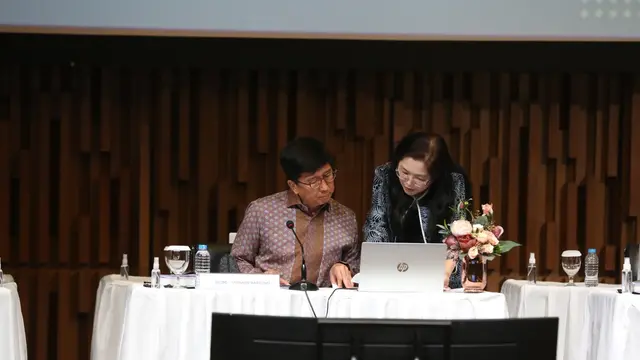 Paparan publik PT Surya Citra Media Tbk (SCMA), Rabu (14/6/2023). (Foto: Liputan6.com/Johan Tallo)