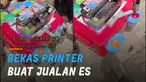 Jajanan unik anak SD yang dinamakan es robot ini mengundang perhatian.