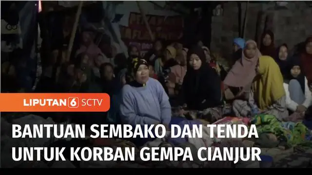 Yayasan Pundi Amal Peduli Kasih (YPP) SCTV-Indosiar kembali menyalurkan ratusan paket sembako untuk korban gempa Cianjur yang masih mengungsi. Selain paket sembako, YPP juga memberikan bantuan tenda untuk dijadikan pengungsian.