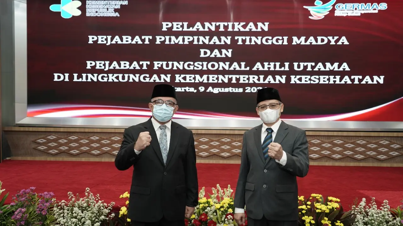 Menteri Kesehatan Budi Gunadi Sadikin melantik And. Kunta Wibawa Dasa Nugraha, S.E.,M.A.,Ph.D. sebagai Sekretaris Jenderal Kementerian Kesehatan