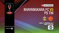 Bhayangkara FC vs PS TNI (Liputan6.com/Abdillah)