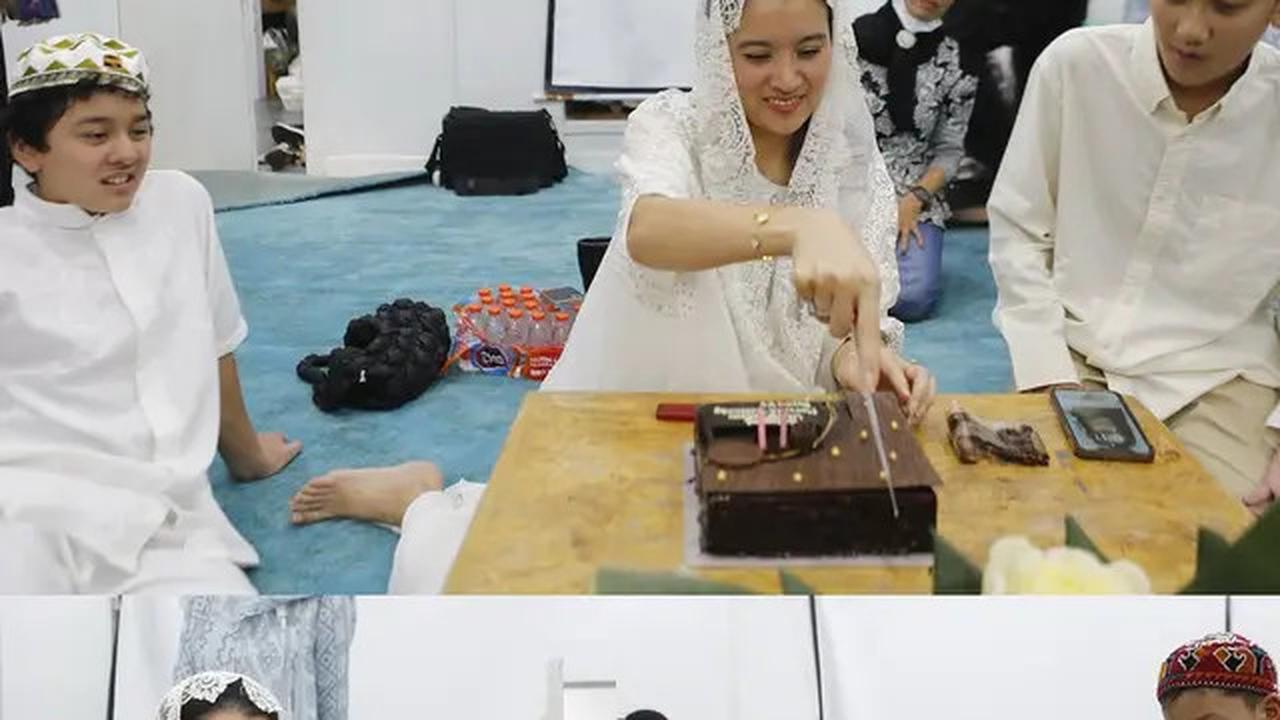 6 Potret Ultah Marcella Zalianty ke-45, Gelar Buka Puasa Bersama Anak Yatim