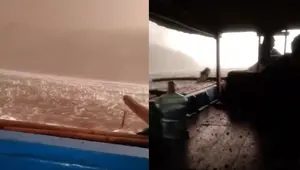 Pekik Takbir Menggema saat Kapal Nelayan Dihujani Batu Anak Krakatau
