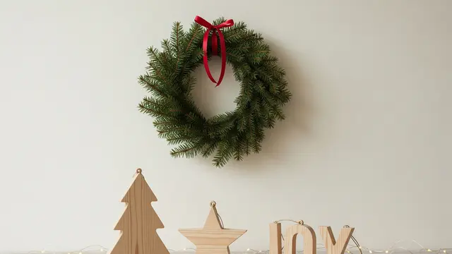 Dekorasi Natal Sederhana (AI)