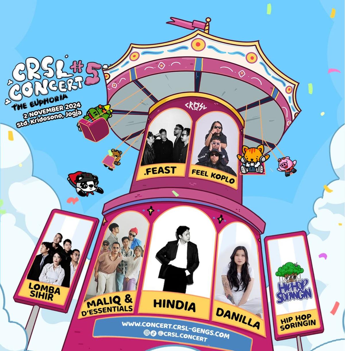 Kembali Hadir, CRSL CONCERT #5 "The Euphoria" Siap Guncangkan Skena Musik Yogyakarta