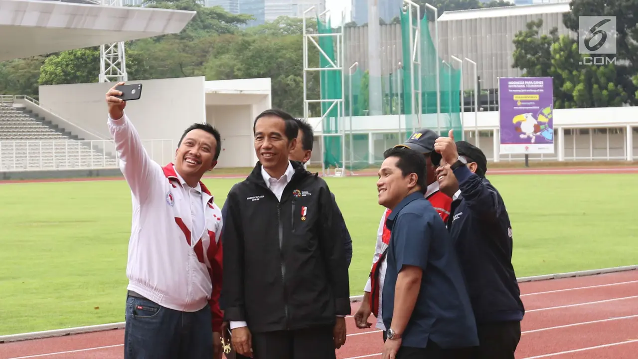 Cek Persiapan Asian Games 2018, Jokowi Pantau Komplek GBK