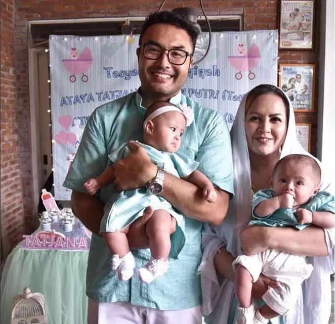 Cynthia Lamusu gelar aqiqah atas kelahiran putri dan putranya (Foto: Instagram)