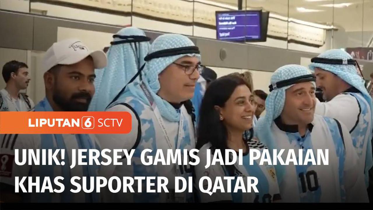 VIDEO: Lucunya Jersey Timnas Piala Dunia 2022 Jadi Versi Gamis di Qatar