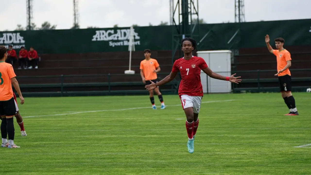 Penyerang Timnas Indonesia U-18, Ronaldo Kwateh.