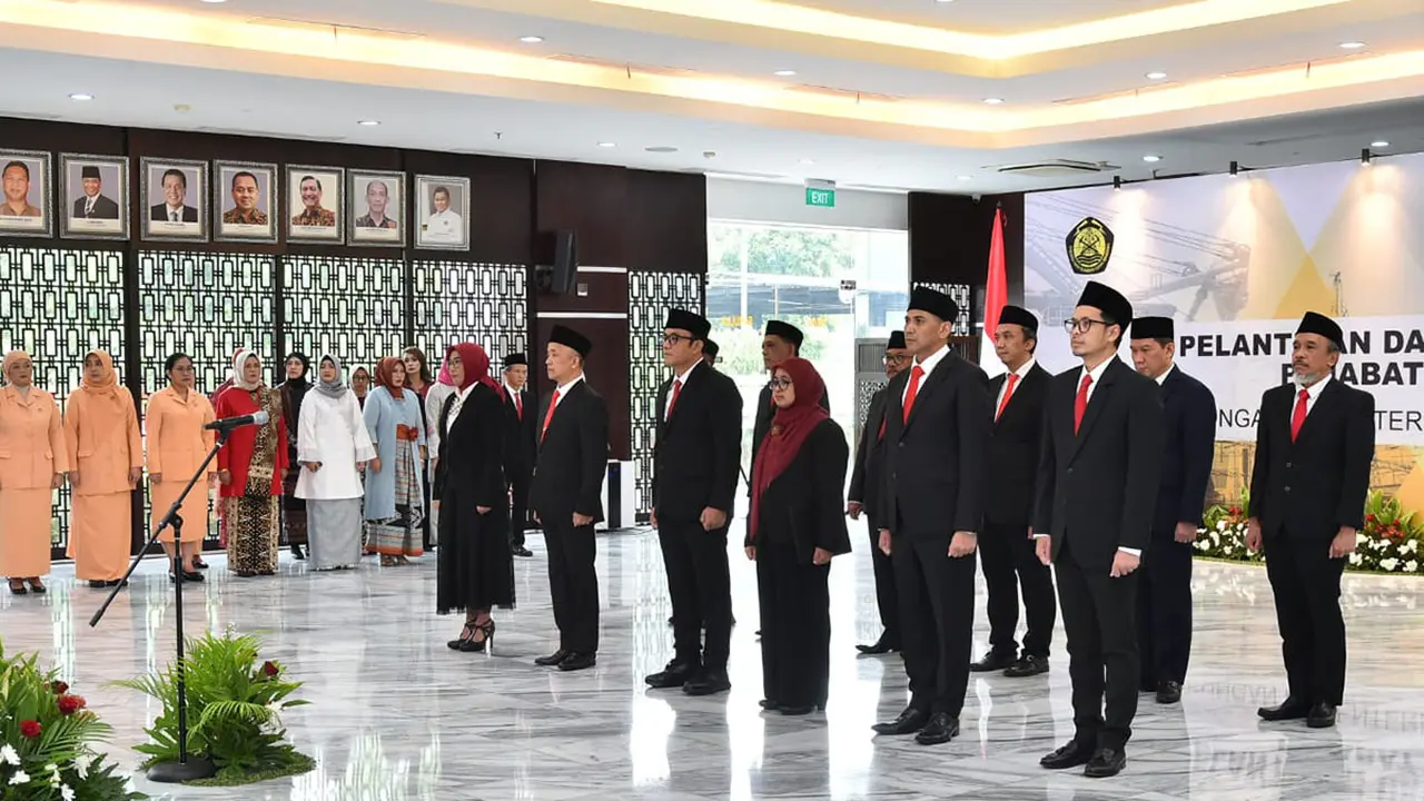 Arahan Menteri ESDM Usai Lantik Lantik Dirjen EBTKE dan Kepala Badan Geologi