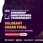 Saksikan Live Streaming Grand Final Codashop Anniversary Tournament Valorant di Vidio. (summber : dok. vidio.com)