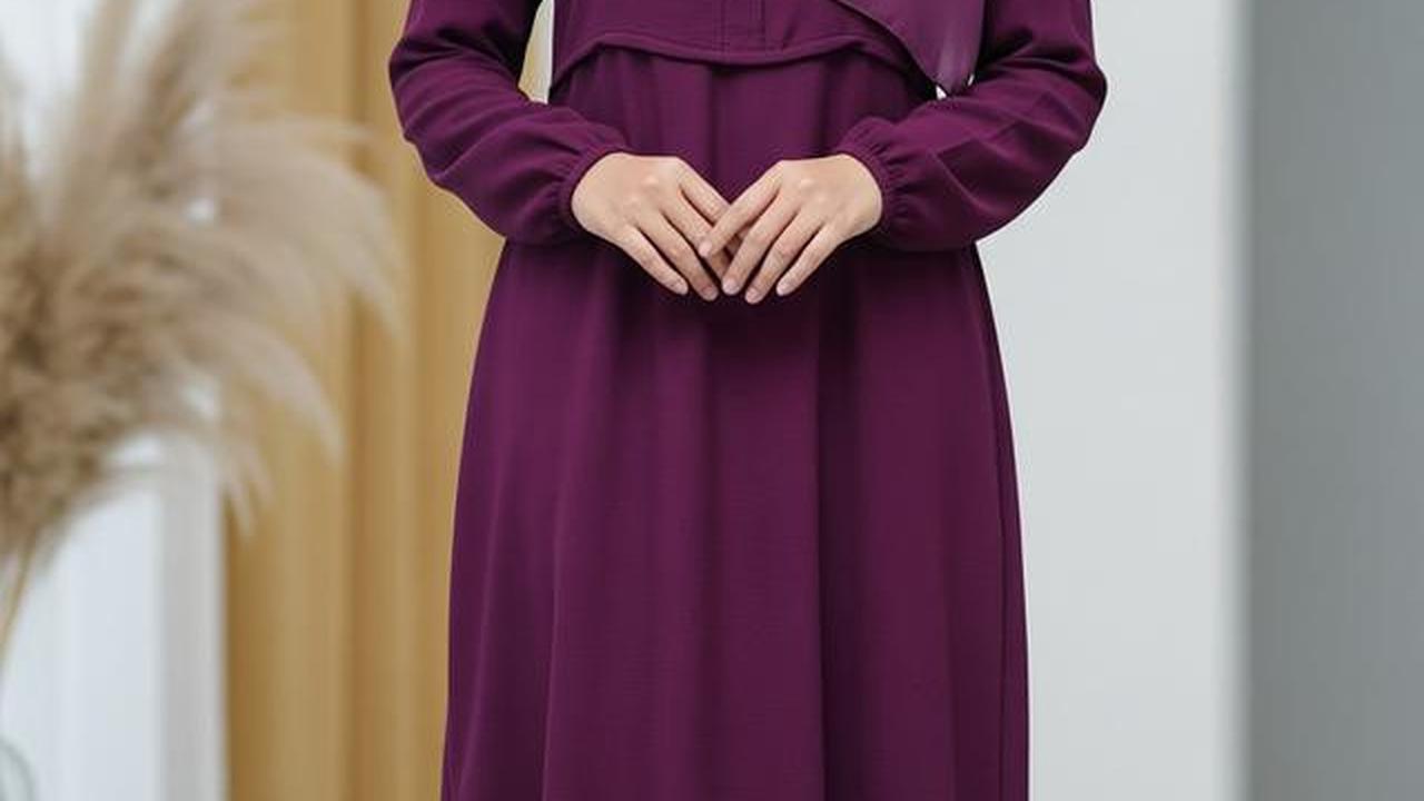 ilustrasi gamis syar'i