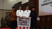 Sertijab Gubernur Banten. (Liputan6.com/Yandhi Deslatama)