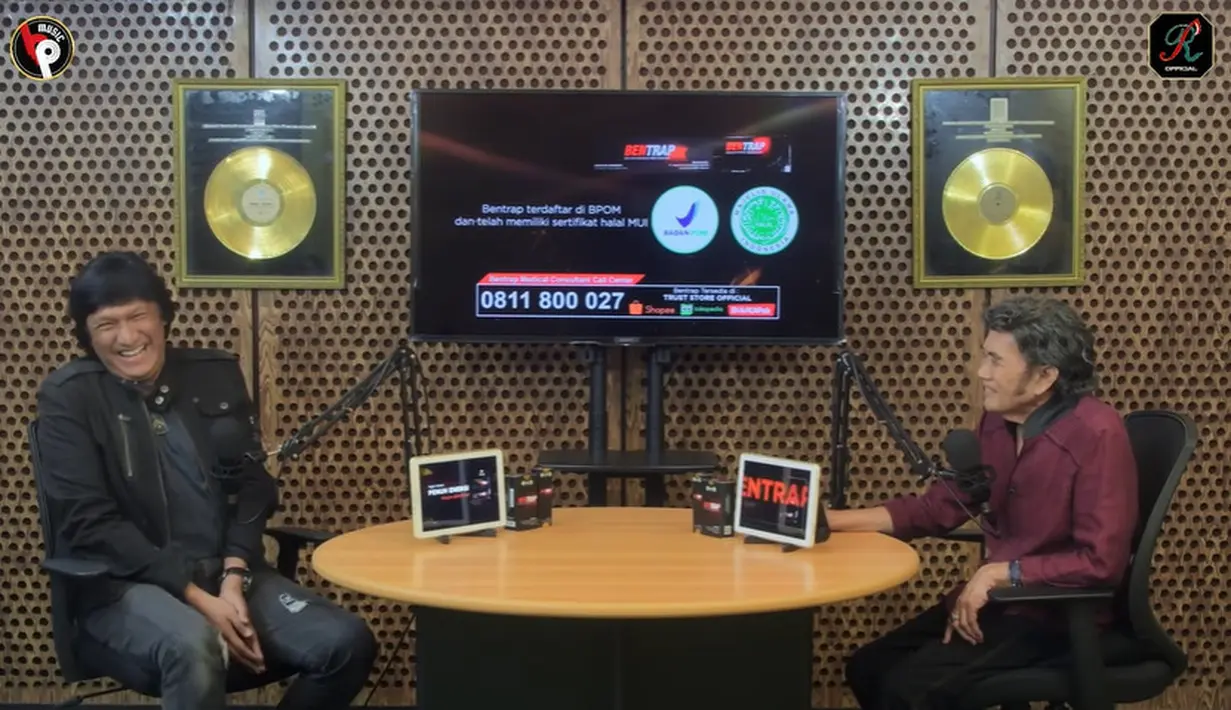 Rhoma Irama dan Ikang Fawzi (Youtube/Rhoma Irama Official)