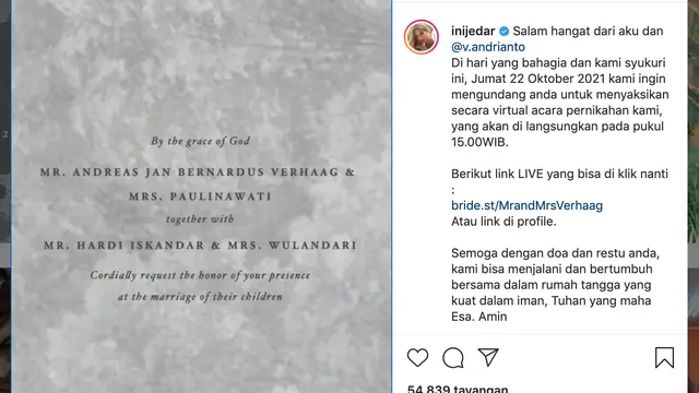 Unggahan Jessica Iskandar. (Foto: Instagram @inijedar)