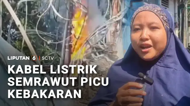 Kabel Listrik Semrawut Picu Kebakaran
