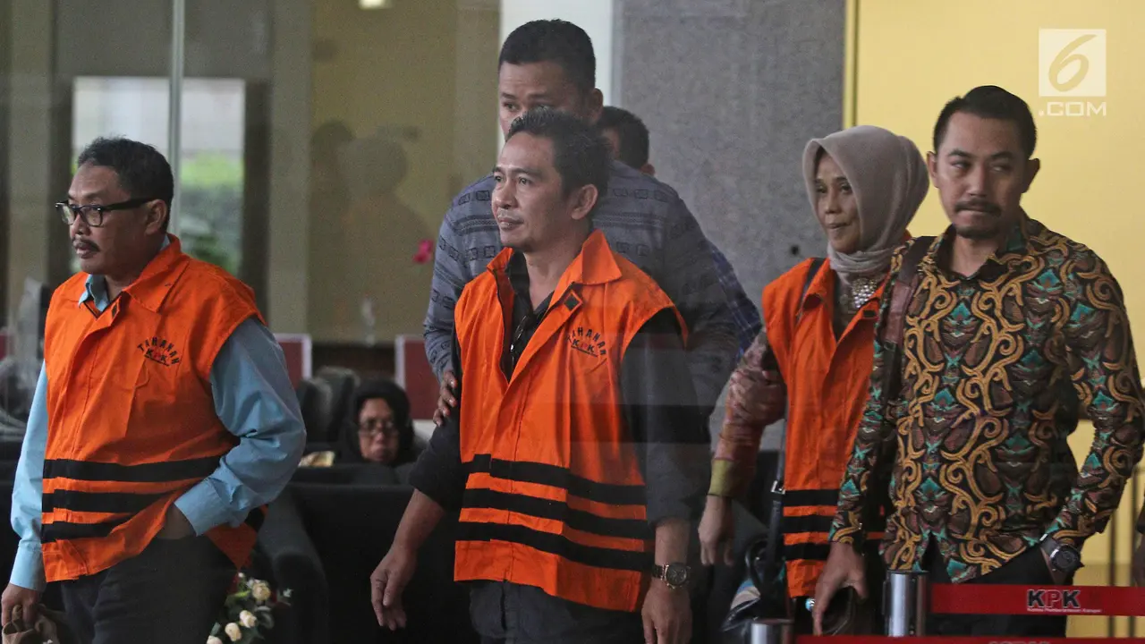 Ekspresi 5 Anggota DPRD Malang Saat Resmi Ditahan KPK