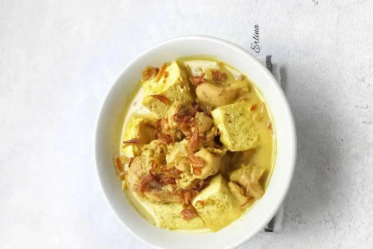 Kari Ayam Rendah Kolesterol tanpa Santan (Foto: Erlina via Cookpad)