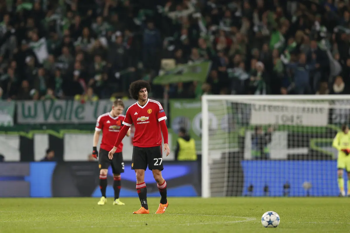 Gelandang Manchester United, Marouane Fellaini (Liputan6.Com)