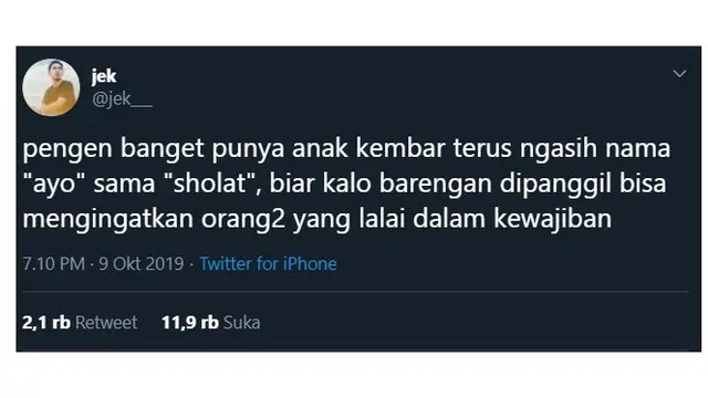Nama Anak Kembar Versi Netizen Ini Bikin Ketawa Ngakak