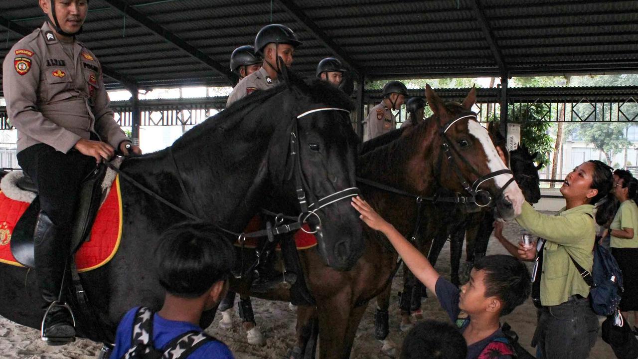 FOTO: Komunitas Jendela Jakarta Ajak Anak-Anak Kenali Peran Polisi Satwa