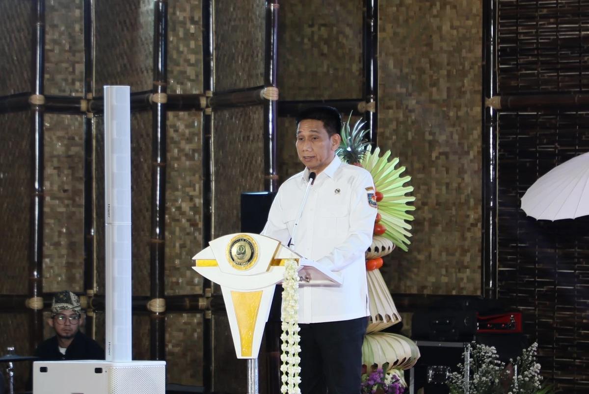 Wamendagri Wiyagus dalam acara Musrenbang RKPD Provinsi Jabar Tahun 2027