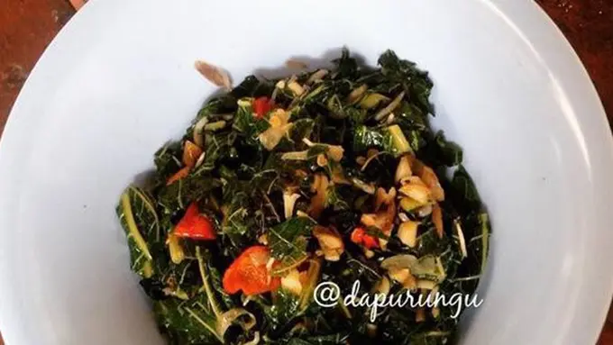 Tumis daun pepaya./Copyright cookpad.com/Dapur Ungu