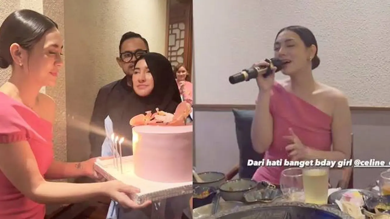 Dapat Kejutan dari Sahabat, Ini 7 Momen Ulang Tahun Celine Evangelista
