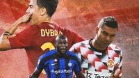 Transfer Paling Heboh - Paulo Dybala, Casemiro, Romelu Lukaku (Bola.com/Adreanus Titus)
