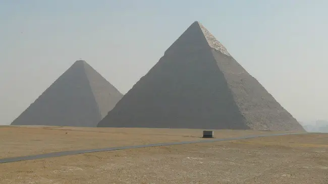 Piramida Giza di Mesir. (Sumber (Wikimedia/Kurohito)