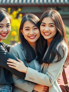 mimpi bertemu teman lama perempuan ©Ilustrasi dibuat AI