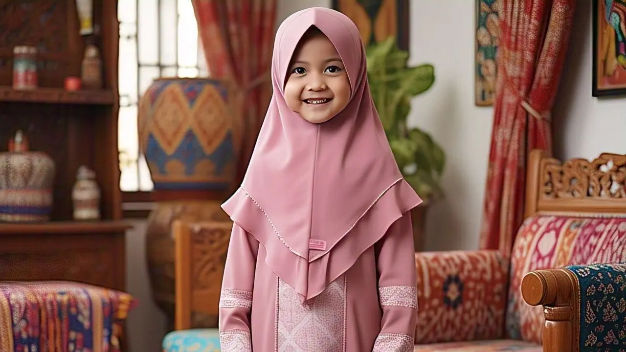 Model Abaya untuk Anak Perempuan/Gambar Via Chat GPT