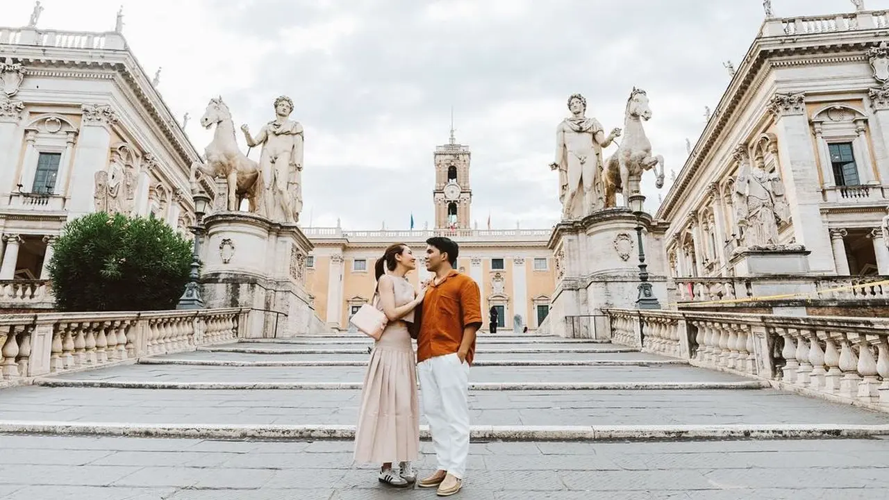 Dipuji Berkelas, Gaya Aaliyah Massaid Tenteng Tas Favorit Old Money saat Honeymoon di Eropa