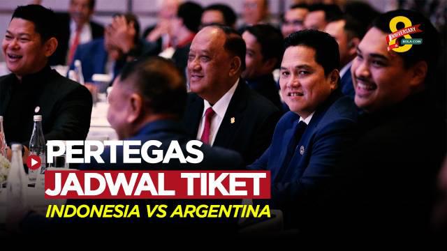 Berita Video, Erick Thohir pertegas penjadwalan tiket FIFA Matchday antara Indonesia Vs Argentina
