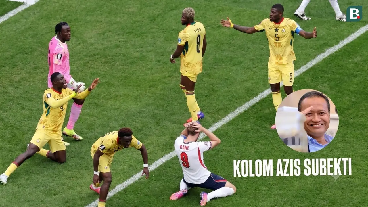 Kolom Azis Subekti, sisi lain duel Ghana vs Inggris di Piala Dunia 2026. (AFP)