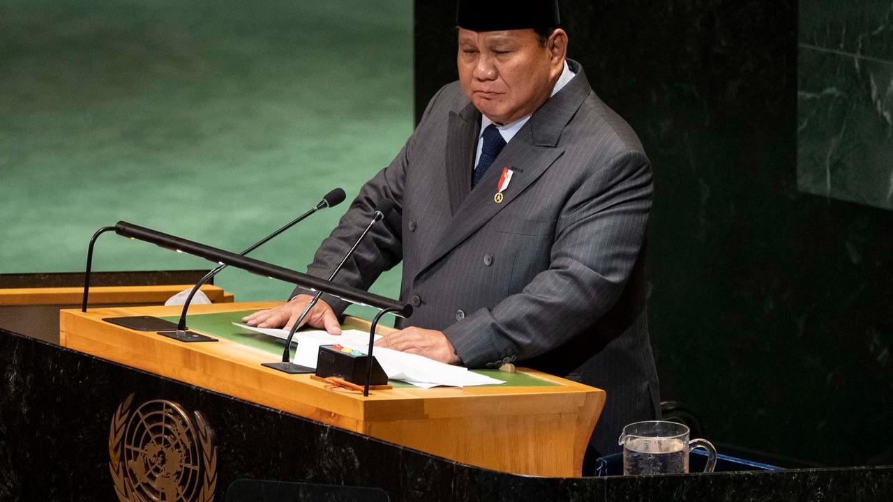 FOTO: Momen Perdana Presiden Prabowo Berpidato di Sidang Umum PBB