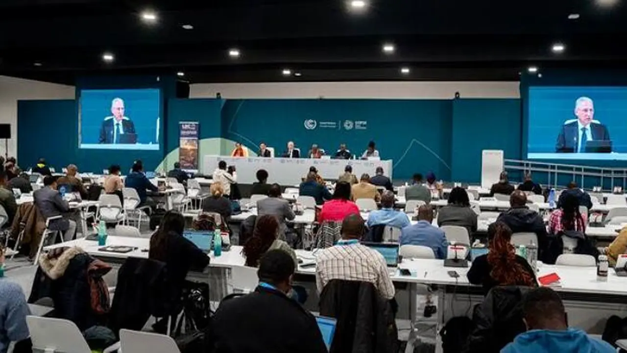 Suasana rapat persiapan jelang COP29 di Baku
