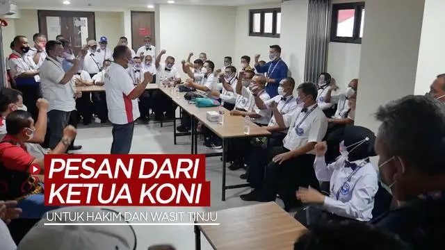 Berita video Ketua Umum KONI Pusat, Marciano Norman, memberi pesan kepada para hakim dan wasit yang bertugas di PON Papua 2021.