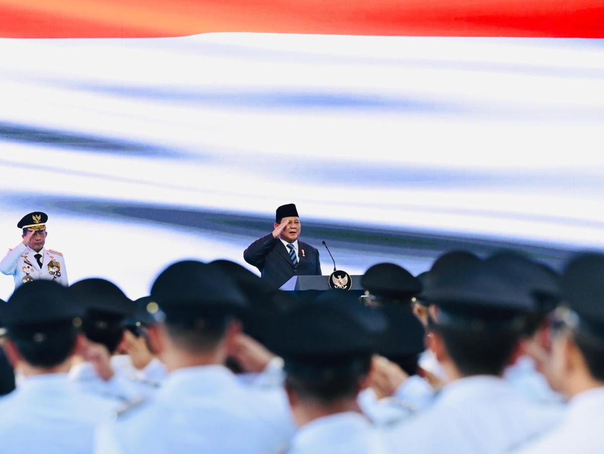Prabowo lantik kepala daerah di Istana Merdeka