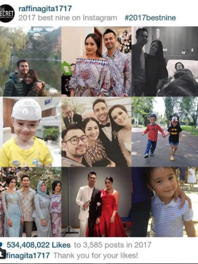 Best Nine2017 Raffi - Nagita